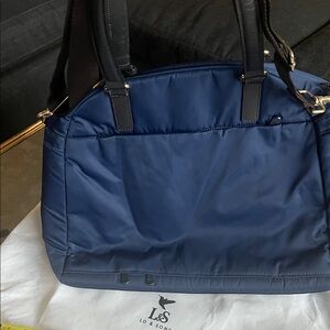 Lo & Sons Navy Blue Laptop Bag